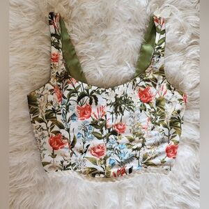 Floral Boned Corset